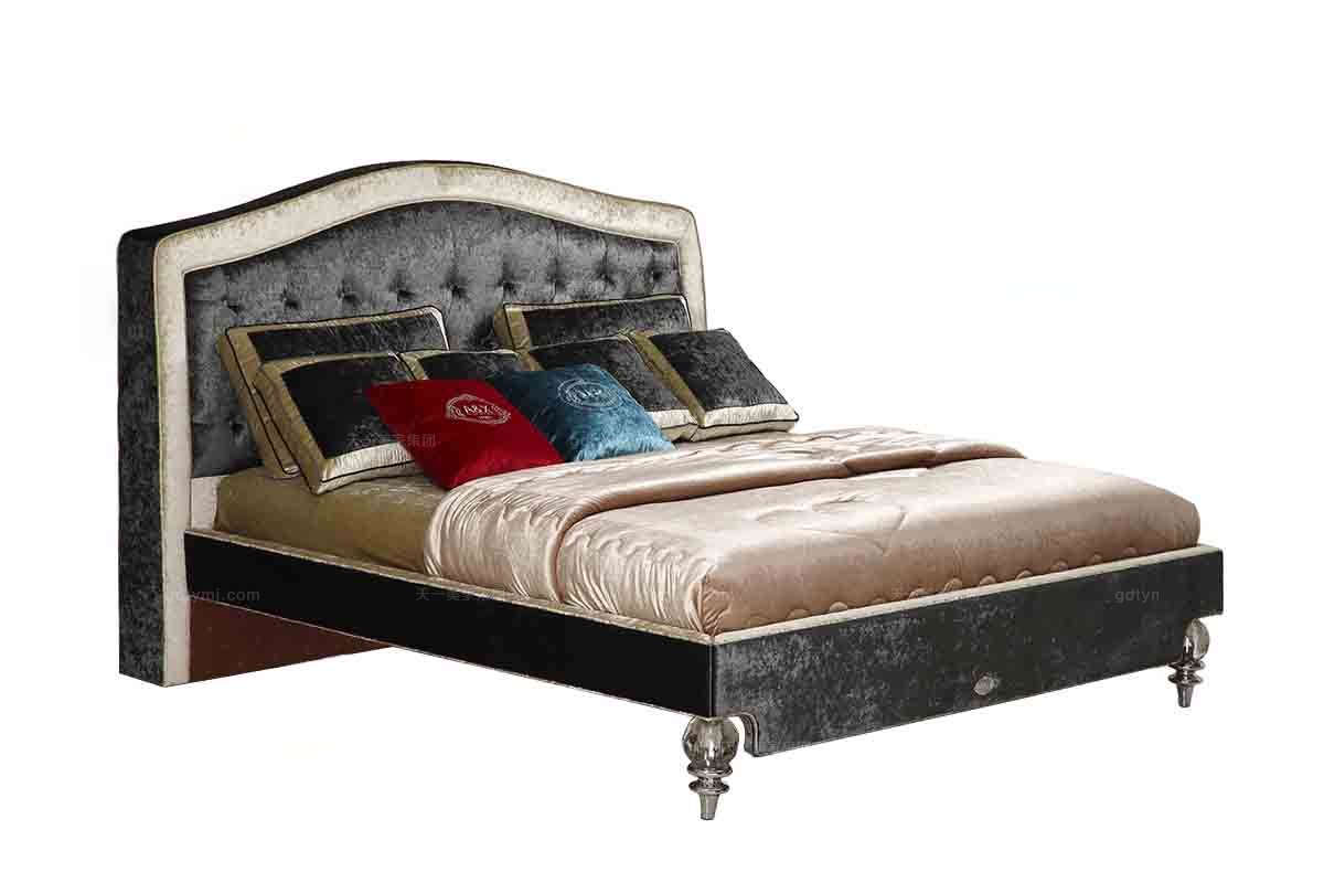 高端品牌后現代雙人床