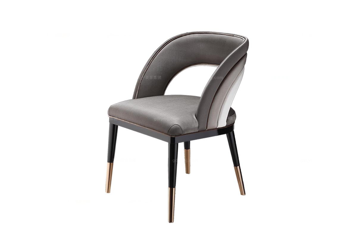 高端時尚家具后現代布藝餐椅