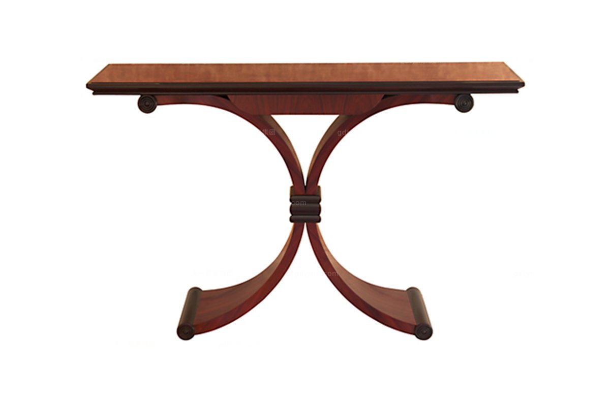 高端簡約新古典楓香實(shí)木玄關(guān)臺