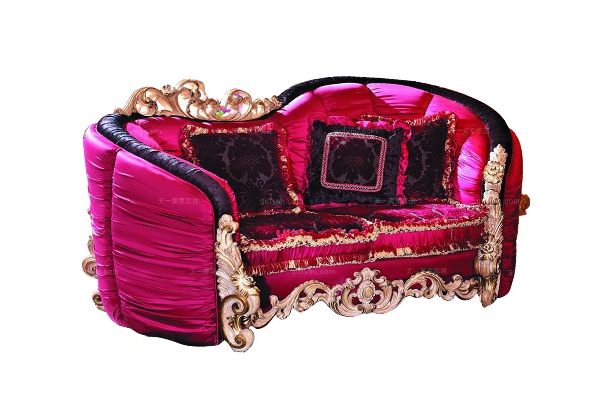 高端別墅沙發歐式二位沙發