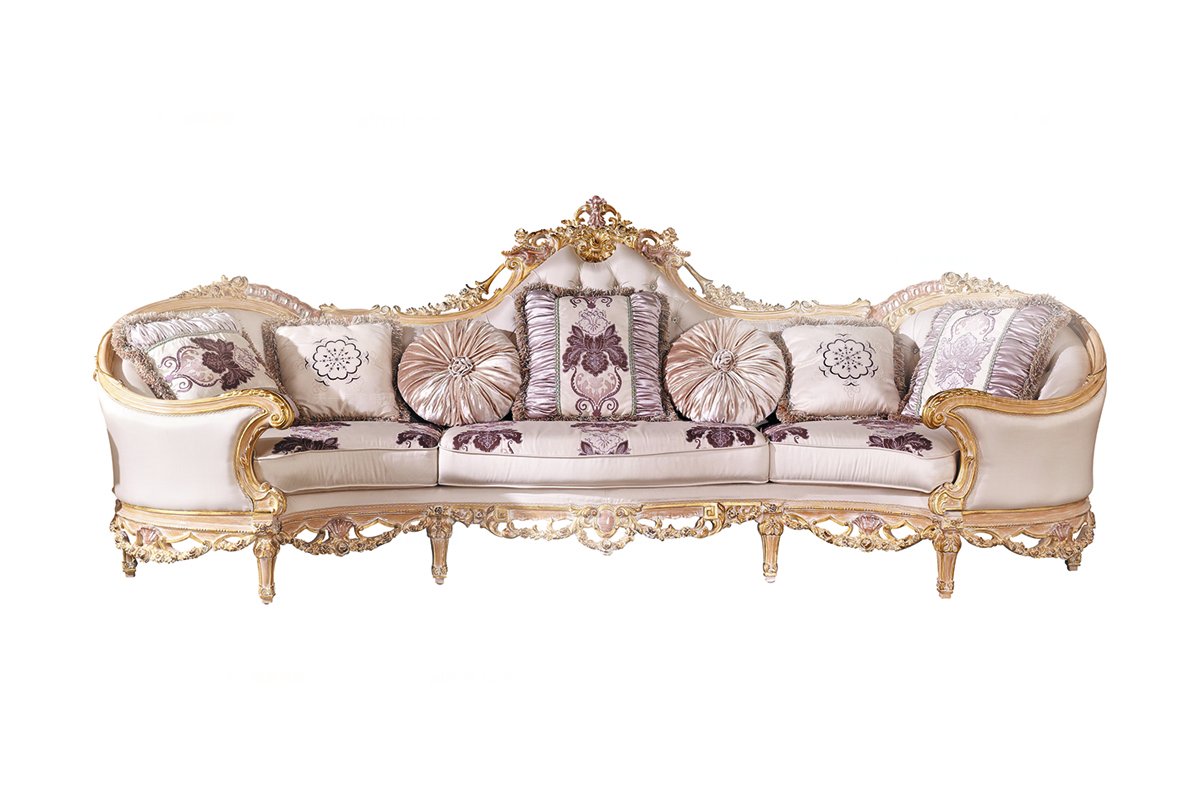 高端別墅家具歐式四位沙發