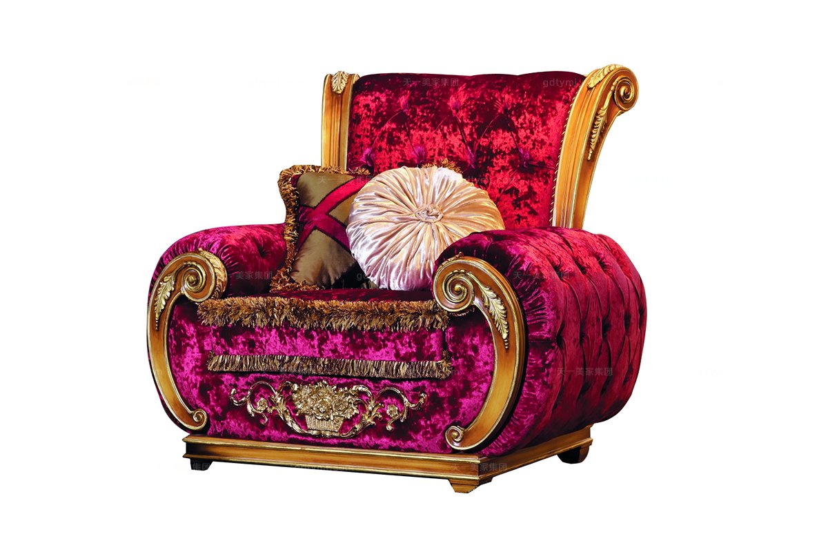 高端別墅家具歐式單位沙發