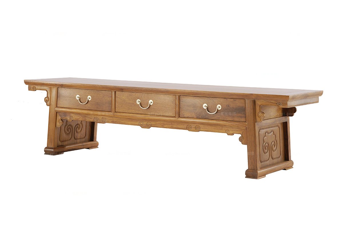 別墅會所實木家具紅木電視柜