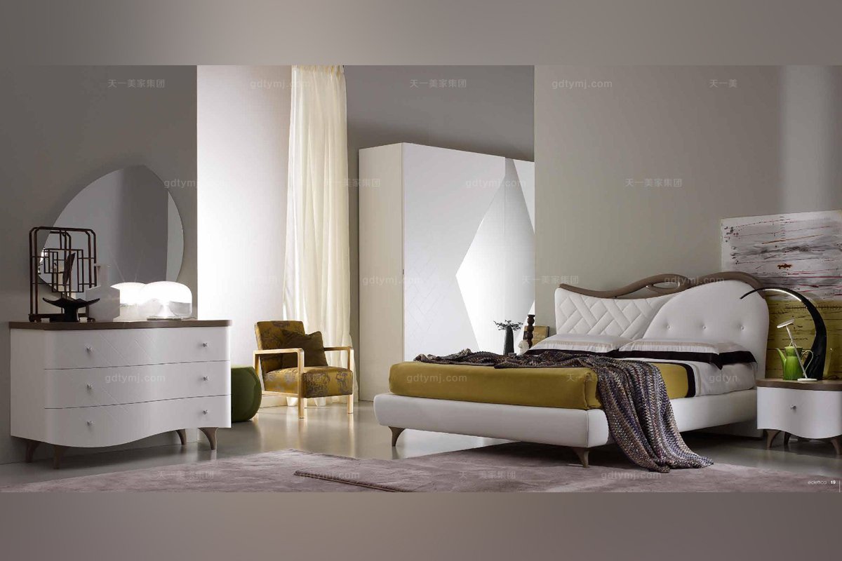 SIGNORINI&COCO現代白色臥室系列