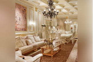 SIGNORINI&COCO歐式櫻桃色實木茶幾