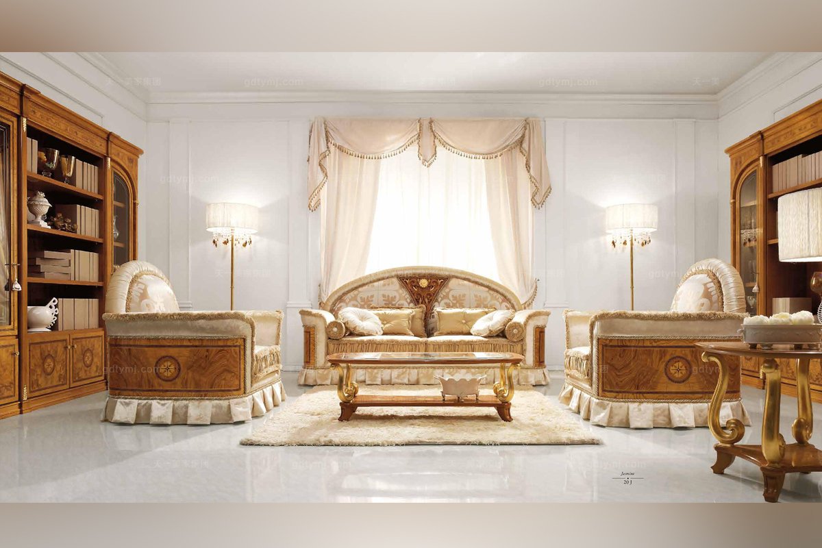  Valderamobili 意大利進口法式高端品牌雕刻沙發組合