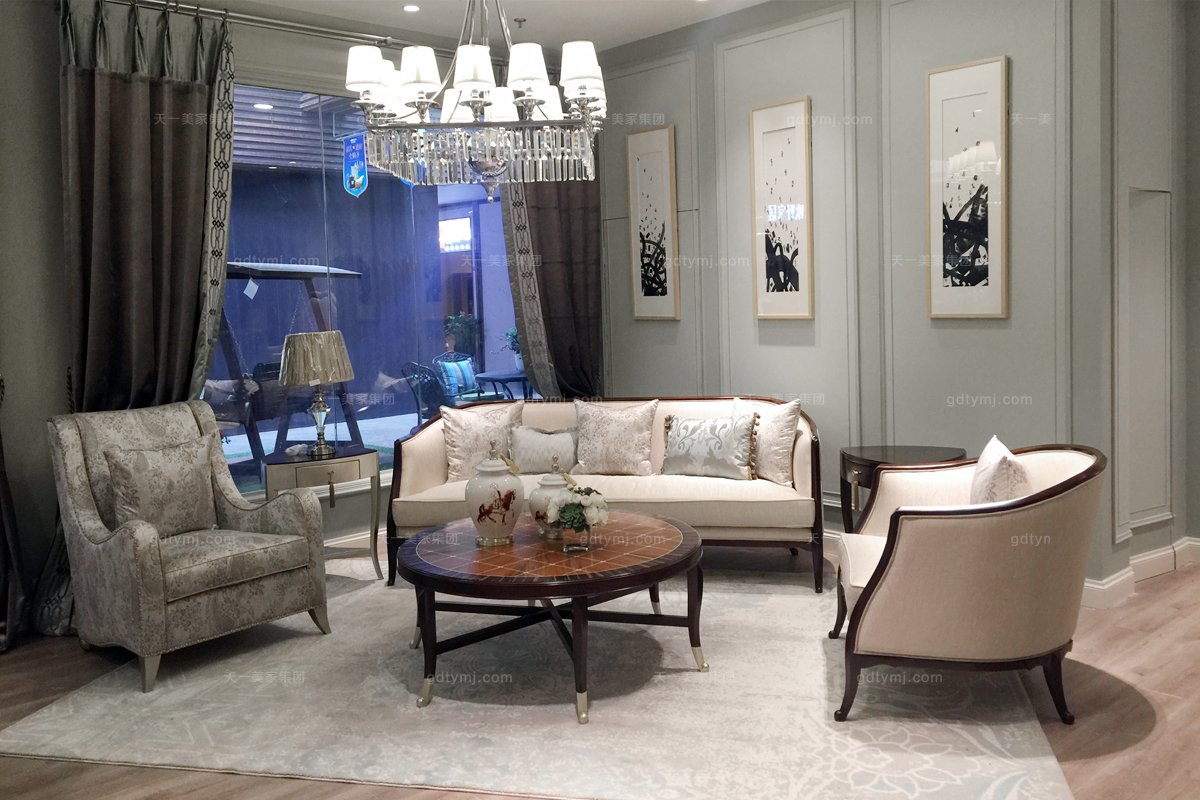 高端五星級酒店家具樣板房家具法式休閑椅