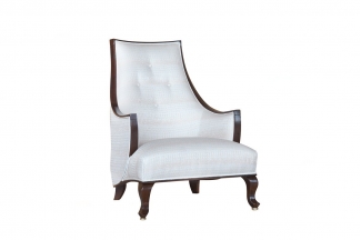 高端樣板房家具售樓處家具品牌法式單人位沙發