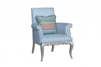 高端樣板房家具高端家俱品牌法式單人位沙發