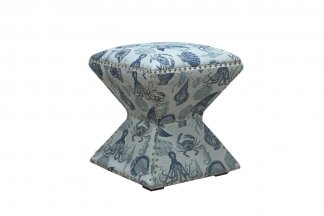 高端家俱樣板間家具品牌法式咖啡色梳妝凳