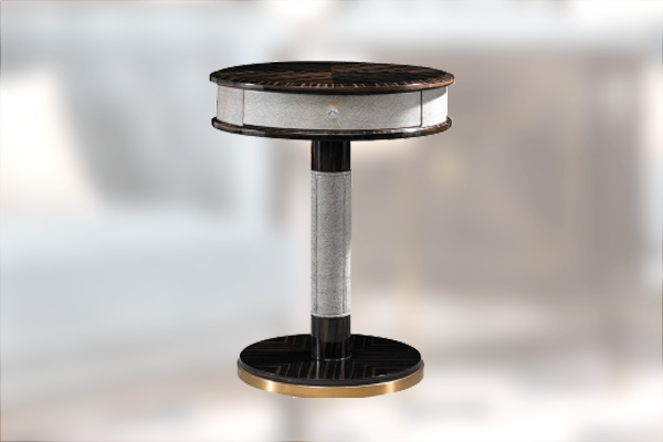 高端現代輕奢沙發實木客廳沙發金屬金屬銅釘不銹鋼真皮沙發角幾