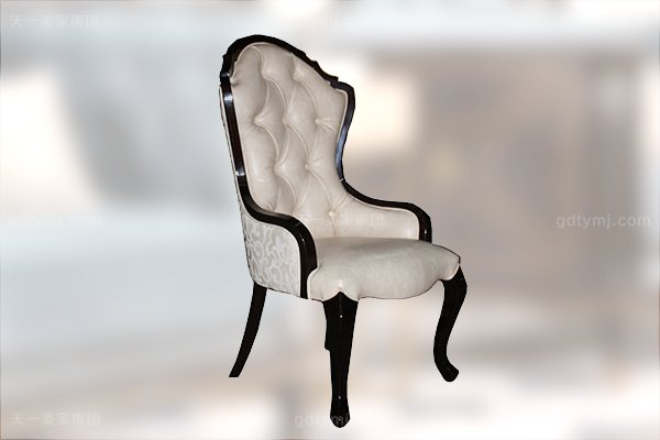 高端現代輕奢華餐廳家具實木餐廳餐桌黑檀木皮楓影木皮拼花真皮餐椅餐桌組合扶手餐椅