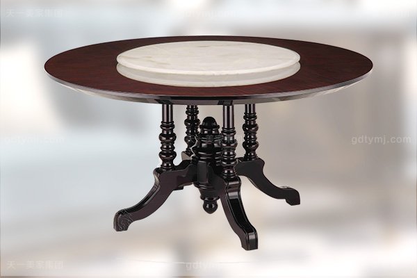 高端后現代輕奢家具客廳餐桌椅玫瑰玉餐黑檀飾面絨布餐椅餐桌