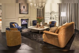 高端奢華品牌別墅豪宅家具后現代客廳布藝沙發組合