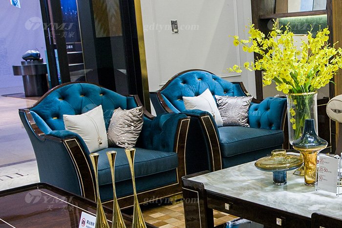 高端奢華會所家具別墅品牌家具輕奢現代時尚沙發組合單人位沙發