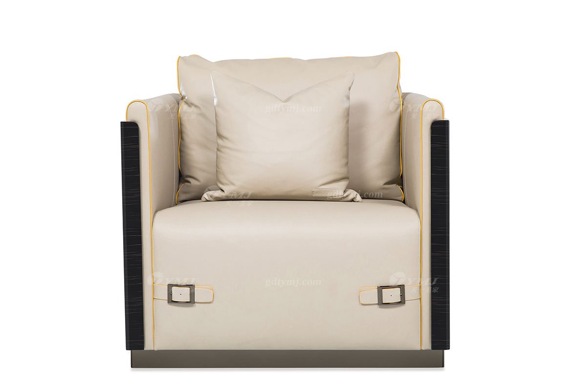 豪華別墅家具奢華會(huì)所家具輕奢后現(xiàn)代客廳時(shí)尚頭層皮沙發(fā)組合系列單位沙發(fā)