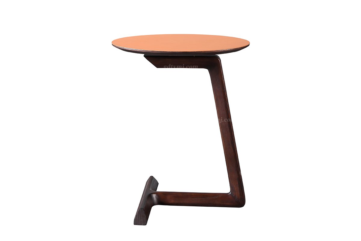 現代輕奢家具品牌高端別墅家具美國進口白蠟實木角幾