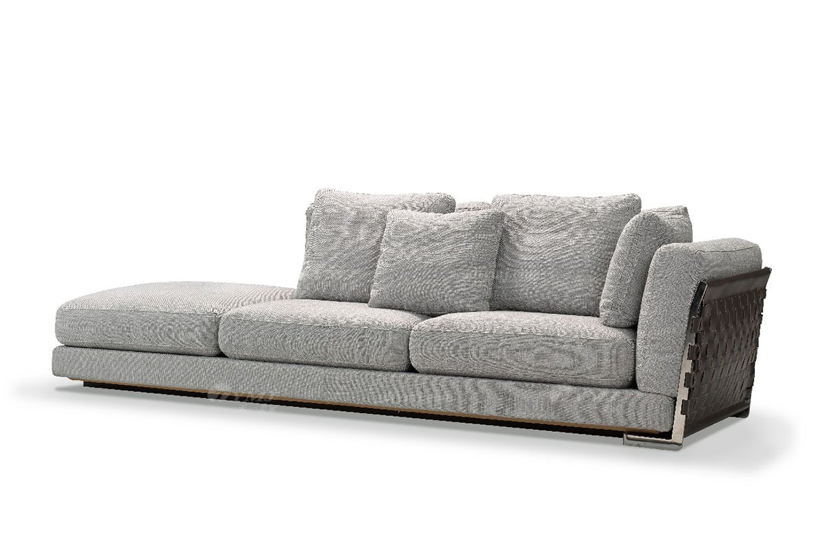 現代時尚輕奢家具高端別墅家具品牌客廳布藝軟包貴妃沙發