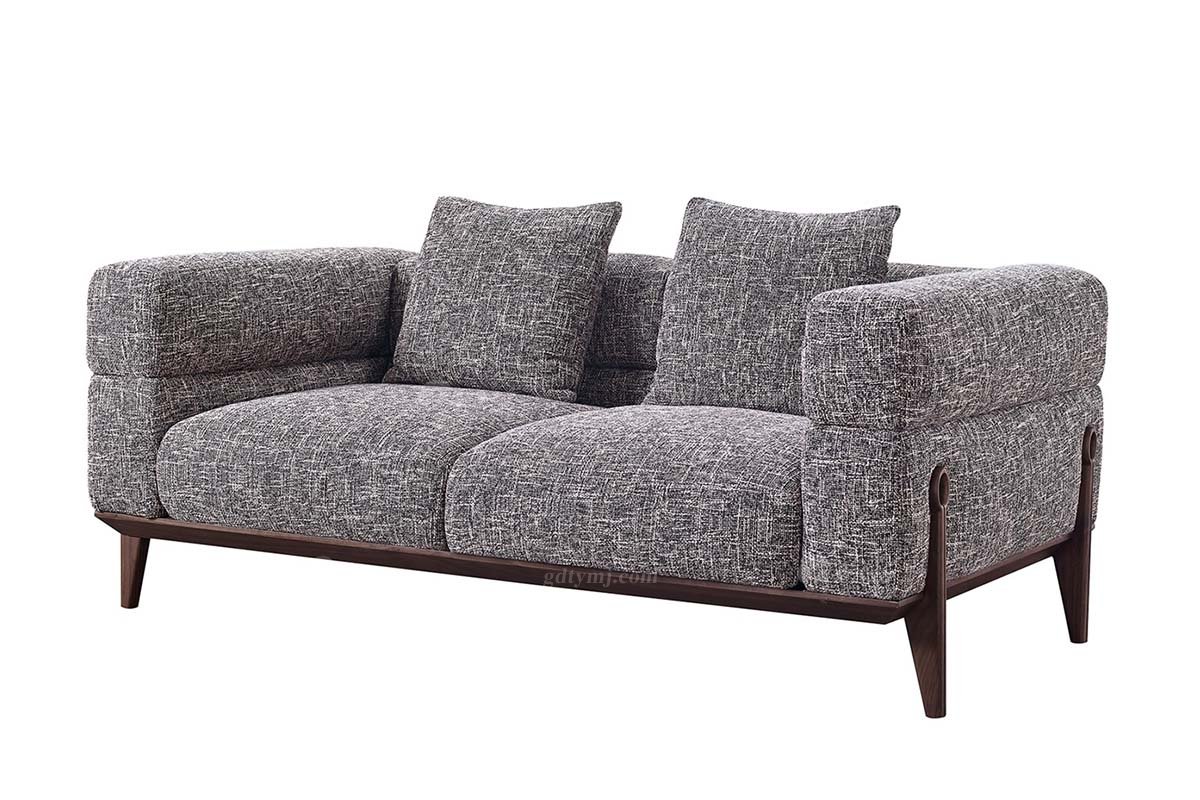 意式極簡風格高端別墅家具品牌現代輕奢簡約時尚客廳舒適布藝三位沙發LS1806-36三位沙發1