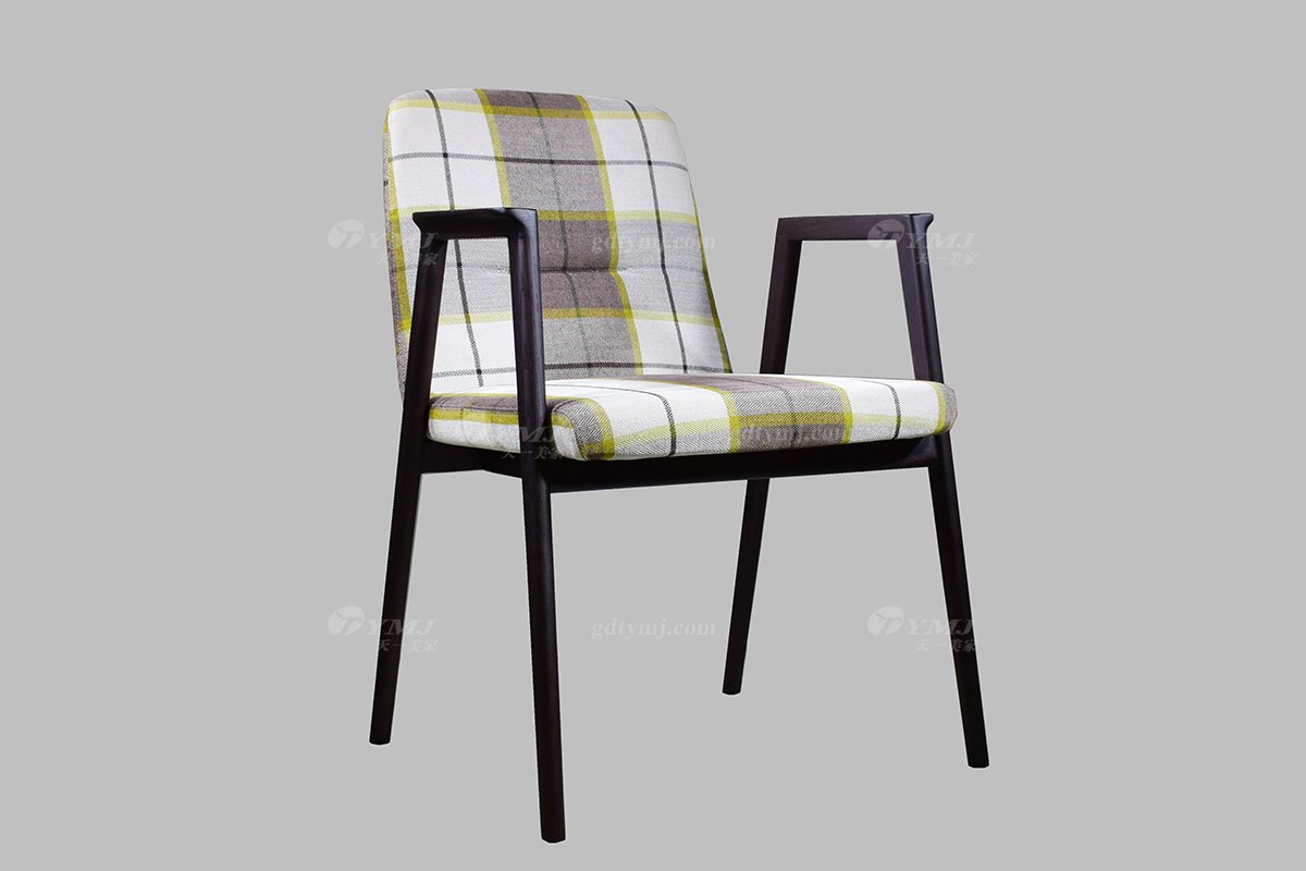 意式極簡風格高端別墅家具品牌現代輕奢簡約時尚布藝餐椅DC1607-2餐椅1