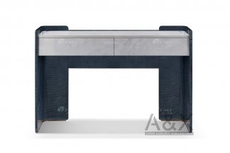 輕奢后現(xiàn)代風(fēng)格家具高端會所別墅家具品牌時(shí)尚大氣莫蘭迪蘭亮光梳妝臺