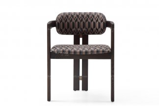 極簡風格品牌高級會所別墅家具現代簡約客廳布藝餐椅