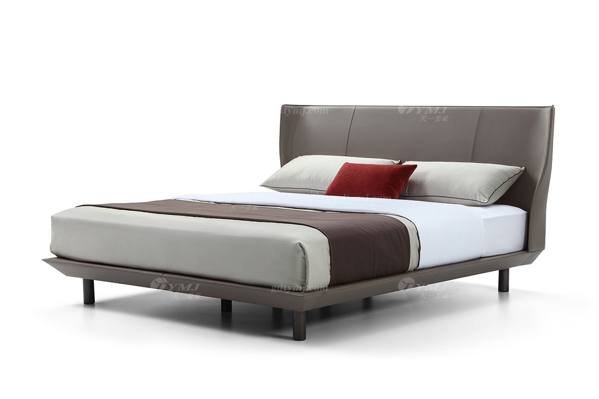 極簡風格意式品牌高端別墅會所家具現代時尚大氣婚床BB1907-18雙人床