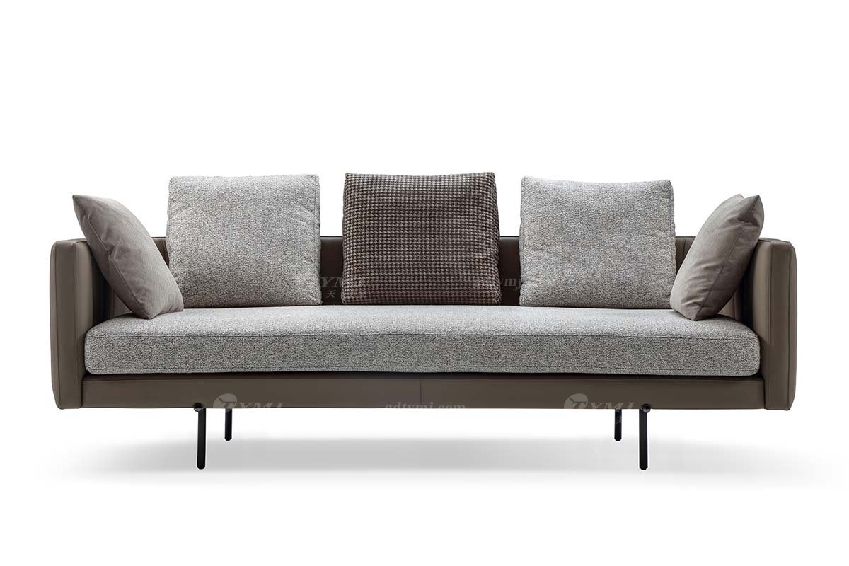 極簡風格意式品牌高端別墅會所家具現代簡約設計扶手沙發