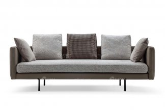 極簡風格意式品牌高端別墅會所家具現代簡約設計扶手沙發