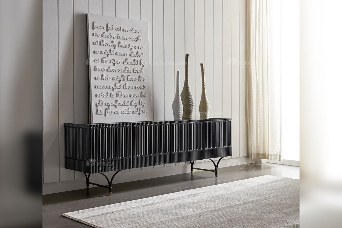 極簡(jiǎn)風(fēng)格家具高端別墅會(huì)所大宅簡(jiǎn)約E0級(jí)環(huán)保板藏藍(lán)色電視柜WD607電視柜