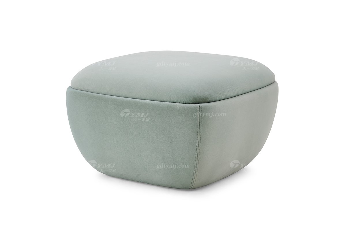 意式輕奢家具高端別墅會(huì)所家用時(shí)尚舒適淺綠色腳踏