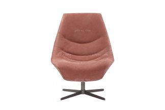 意式雅奢風格家具高端別墅會所家具真皮時尚創意休閑椅腳踏