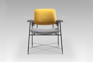 意式雅奢風格家具高端別墅會所家具簡約休閑椅