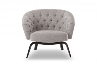 意式雅奢風格家具高端別墅會所家具簡約布藝休閑椅