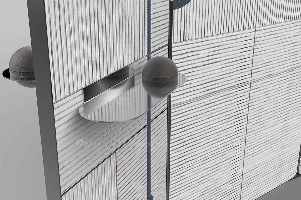 意式雅奢風(fēng)格家具高端別墅會所家具時尚簡約實木屏風(fēng)LF2301細節(jié)