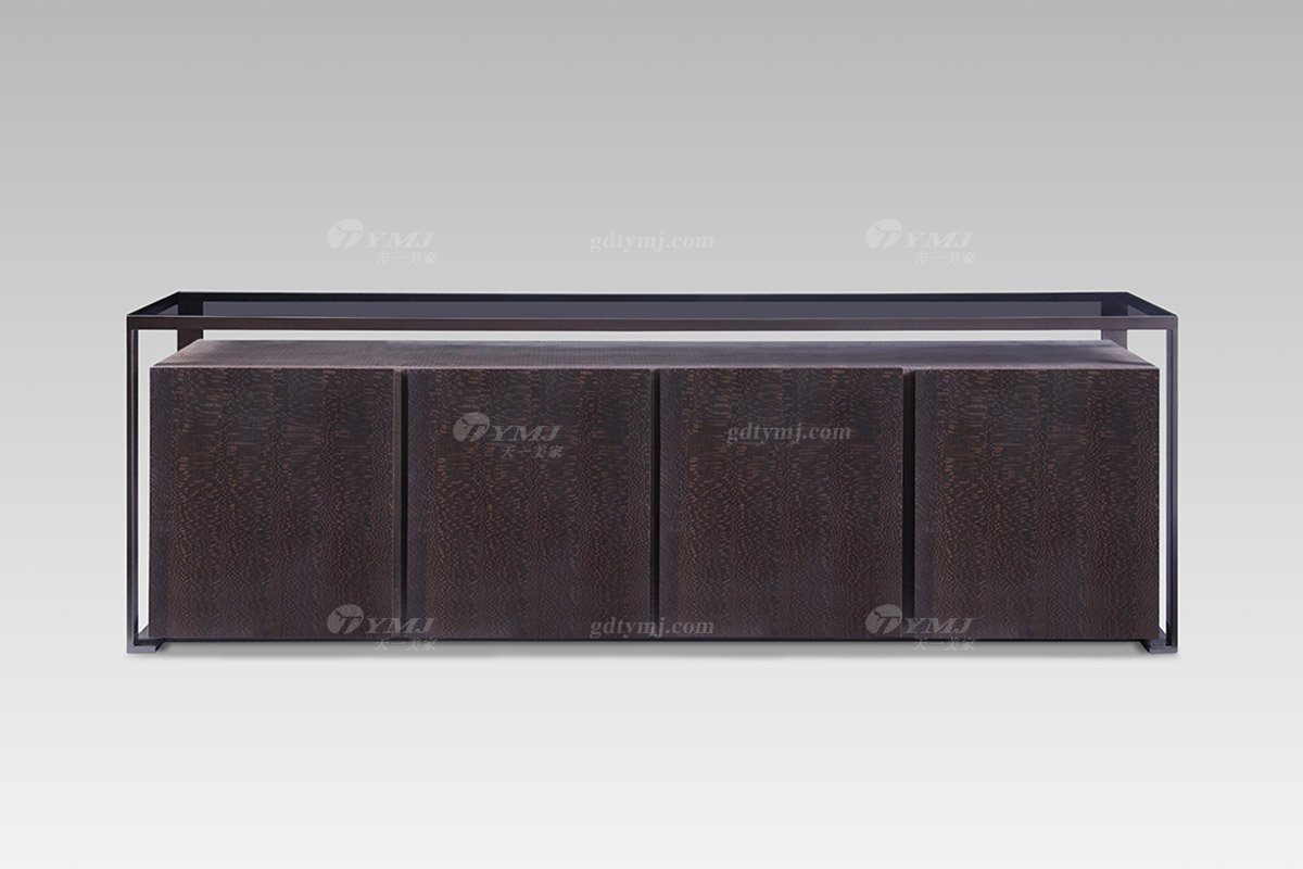 意式雅奢風(fēng)格家具高端別墅會所家具簡約家用實木電視柜LH2810電視柜