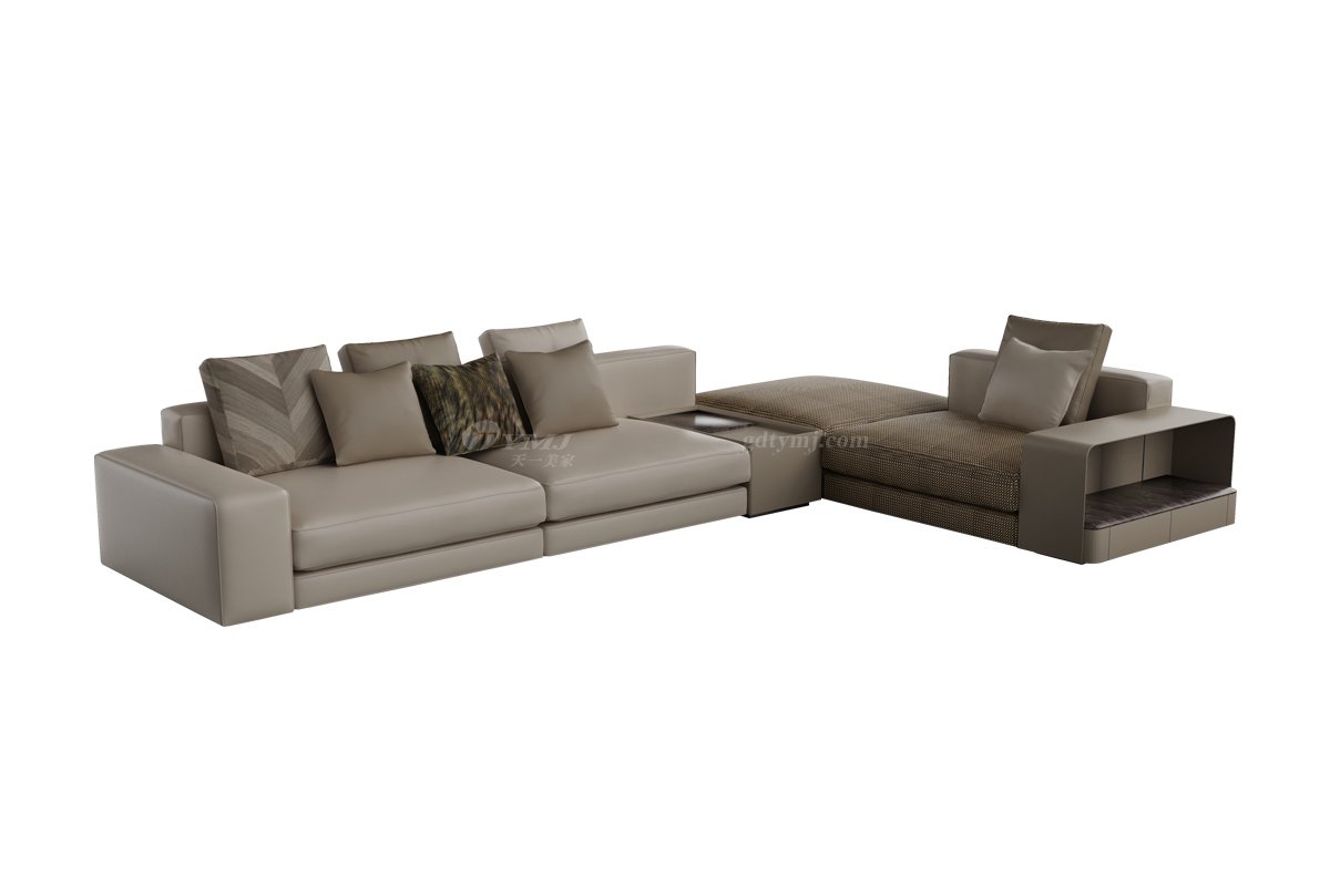 意式雅奢風格家具高端別墅會所家具時尚大氣豪宅超纖組合沙發