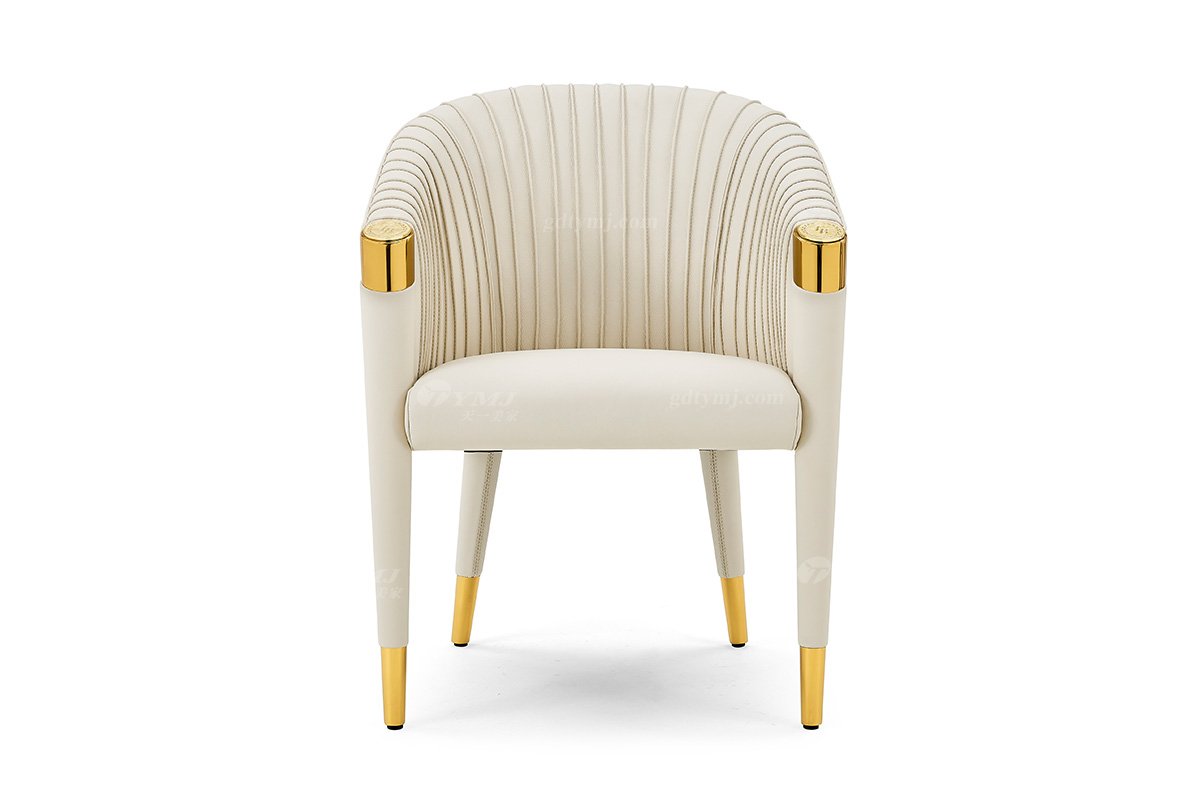 意式輕奢家具高端別墅會(huì)所大宅家用時(shí)尚奢華網(wǎng)紅款金屬餐椅