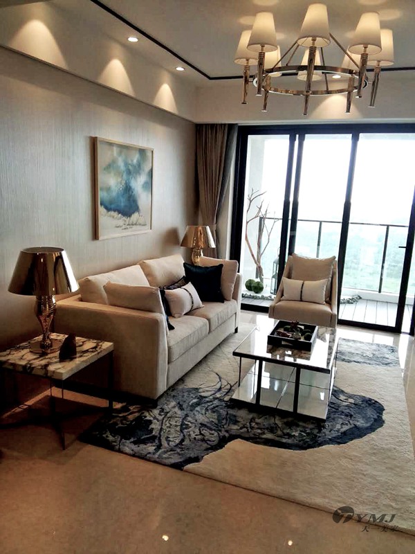 【天一美家案例】三亞海棠中央云品公寓-現代簡約樣板間