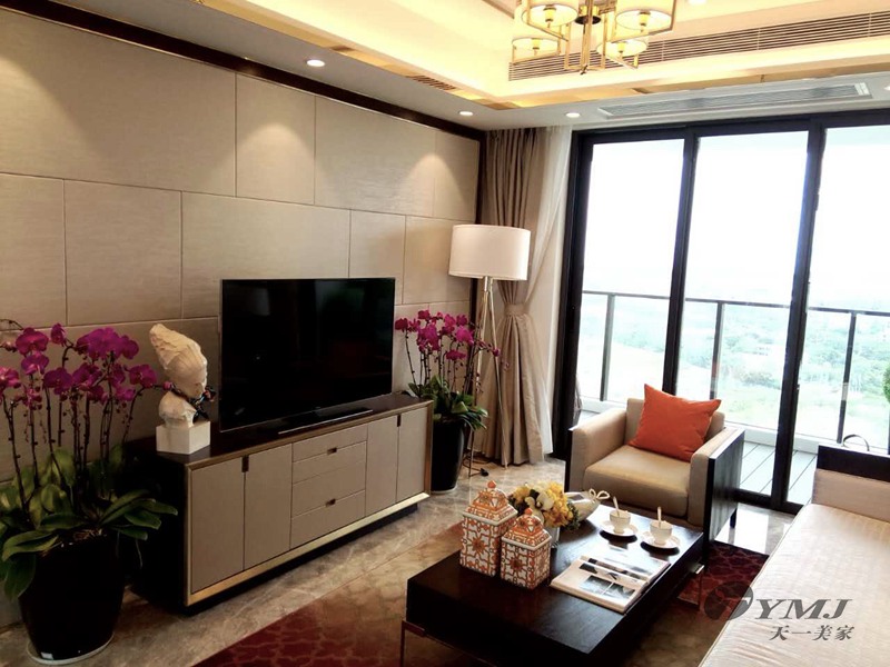 【天一美家案例】三亞海棠中央云品公寓-現代簡約樣板間