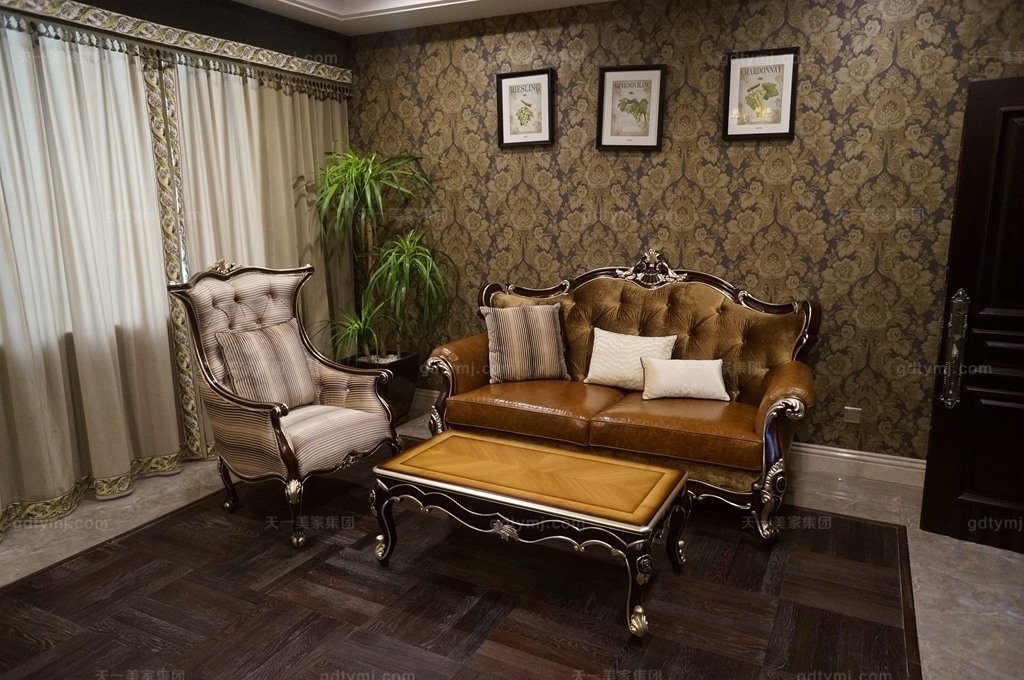 奢華新古典風休息區