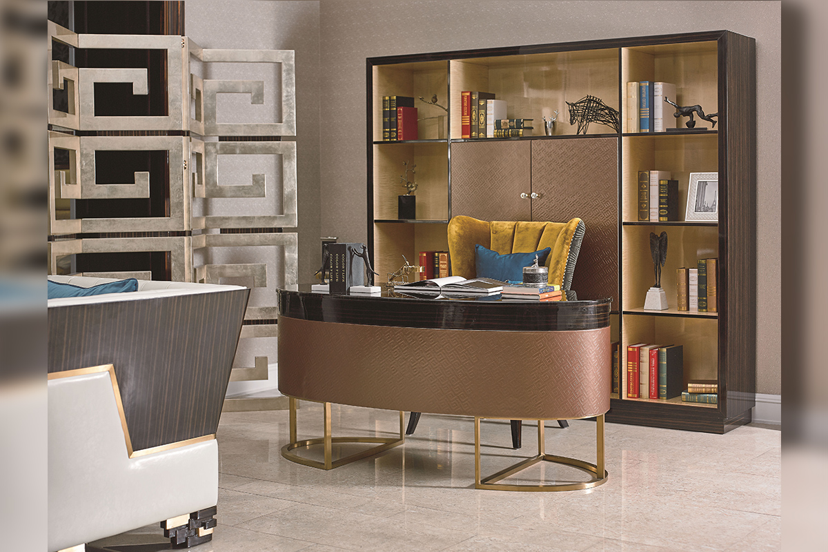 輕奢主義風格書桌椅