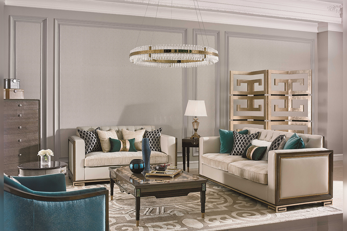 輕奢家具客廳三人沙發