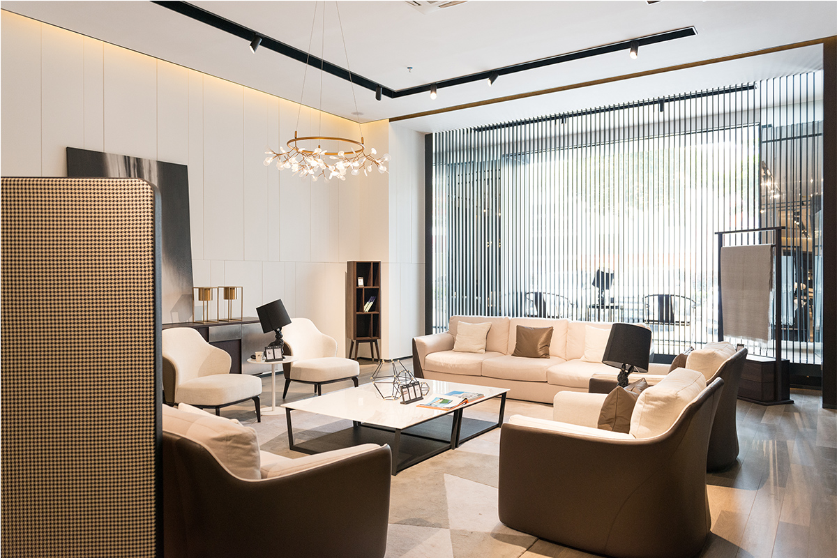 意大利極簡奢客廳沙發