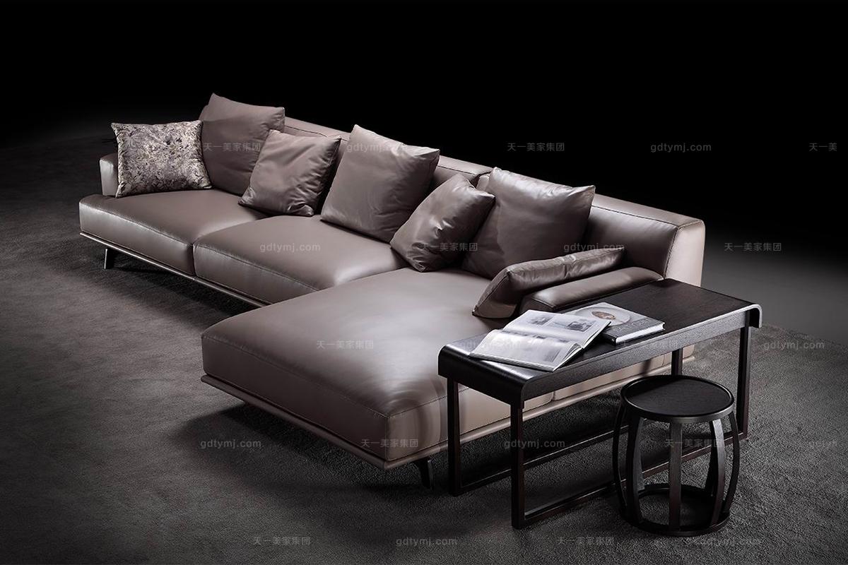 簡奢家具風格轉角沙發組合