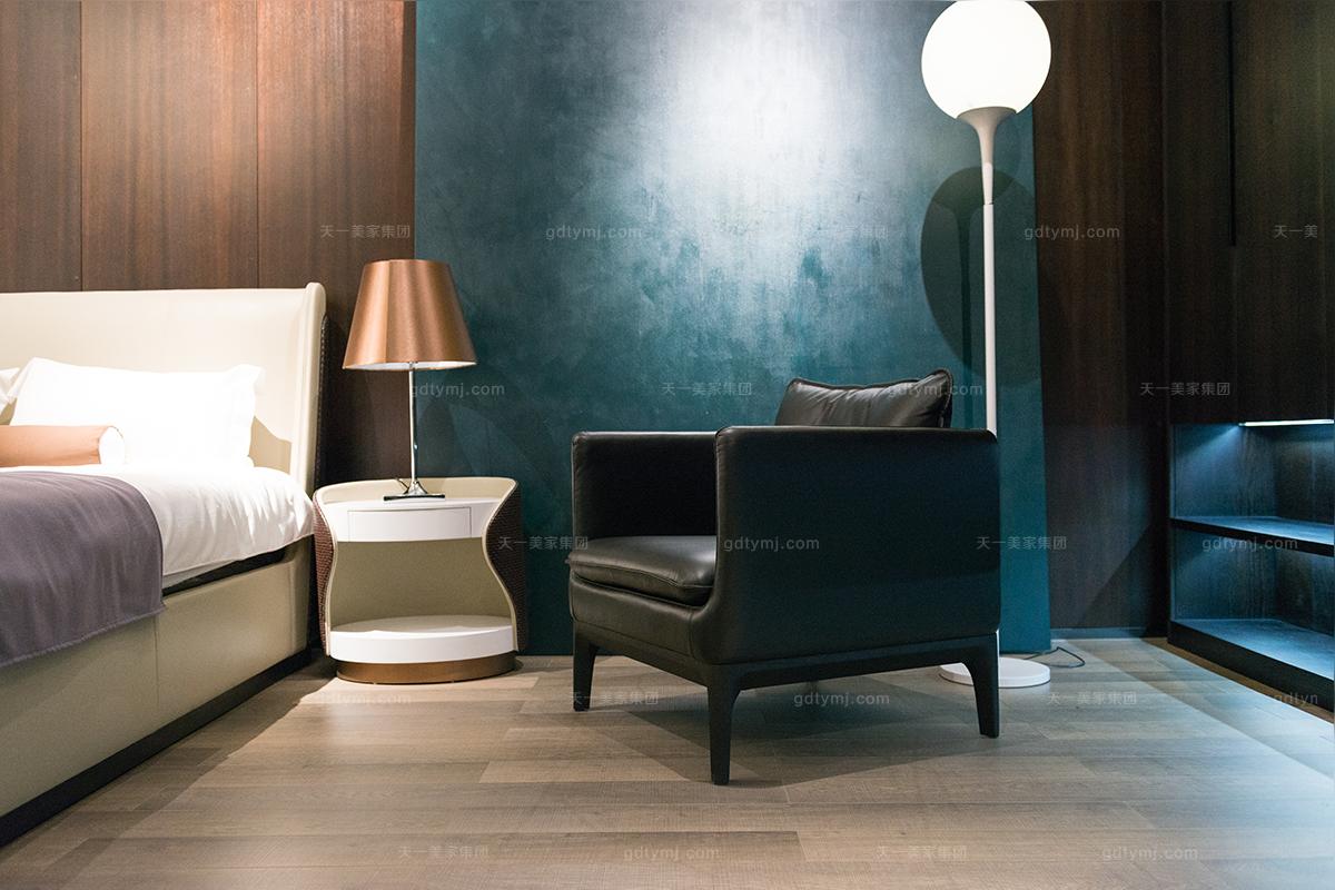 高檔簡奢風格家具休閑椅