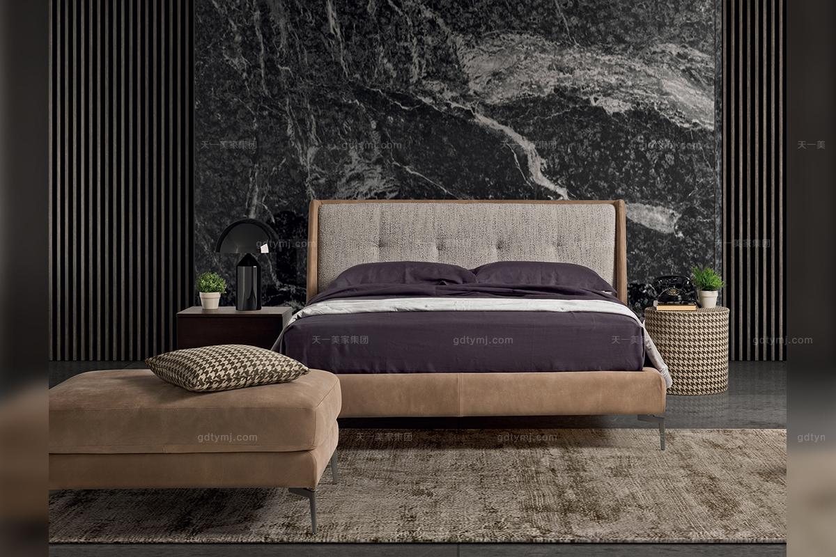 高檔簡奢風格大床