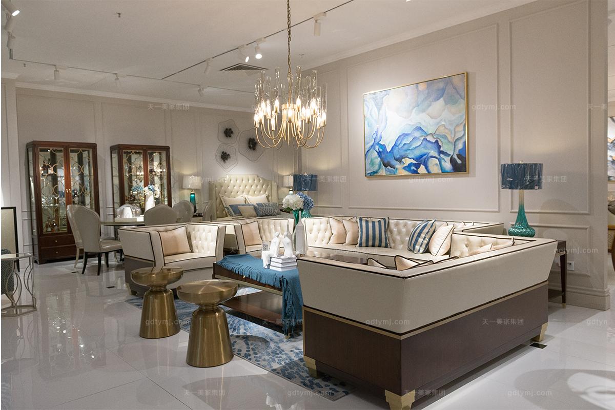 天一美家豪宅家具客廳沙發