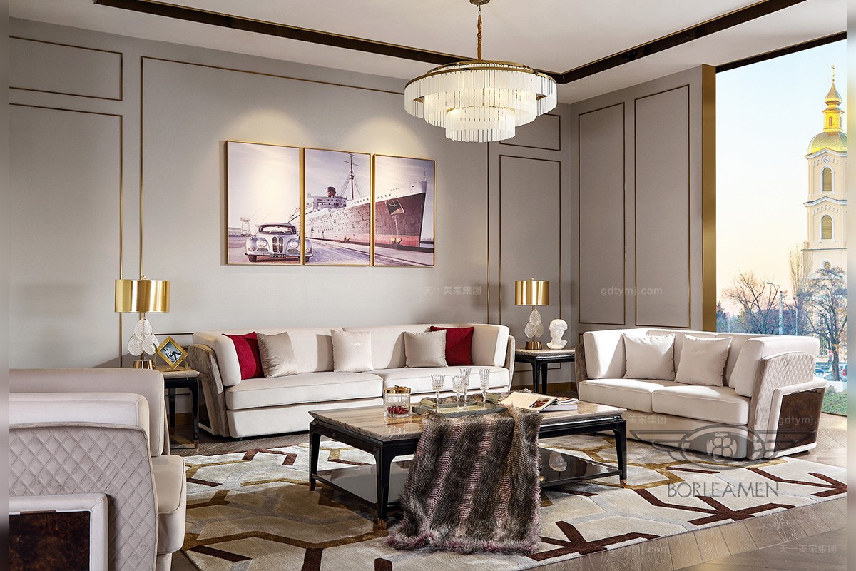 時尚后現代輕奢客廳沙發品牌