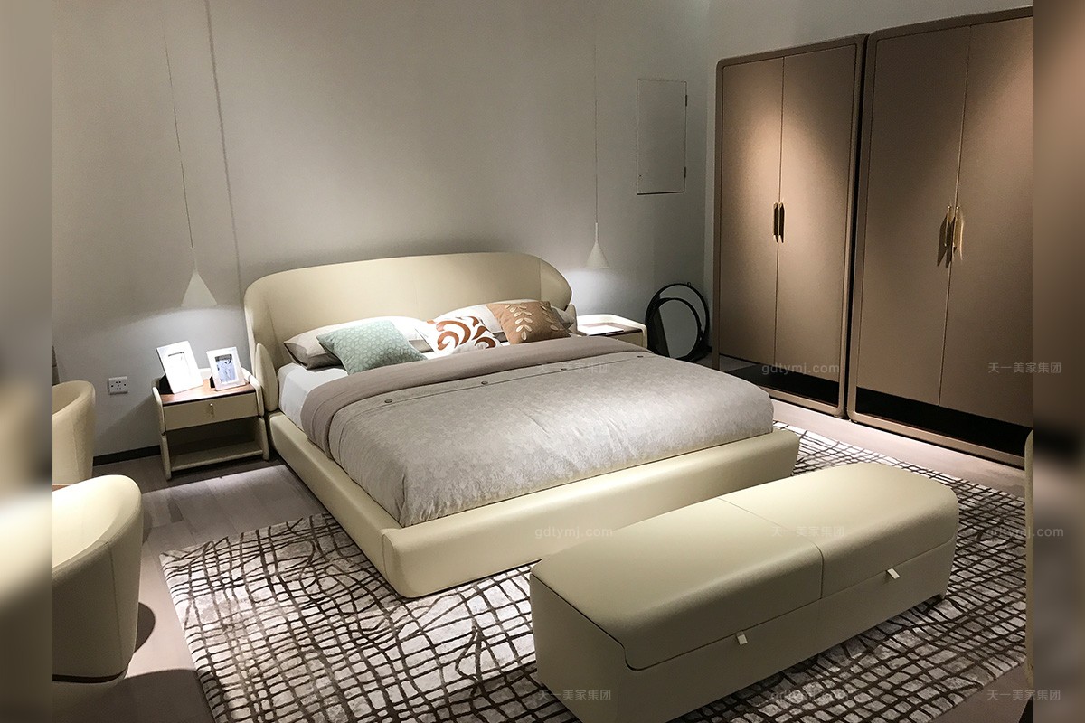 天一美家現代輕奢雙人床